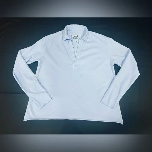 NWOT! Frank & Eileen | Patrick Henley | Saltwater Blue Heritage Jersey | XS - Picture 4 of 8